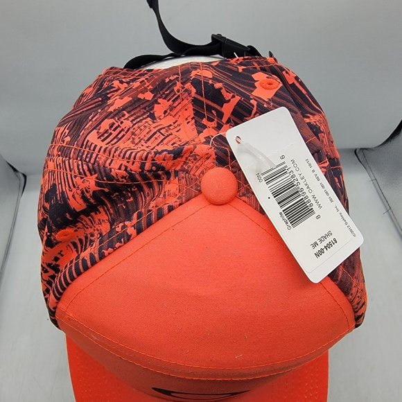 Oakley Shade Me Adjustable Hat Orange Athletic Adjustable Lightweight Casual - Picture 6 of 11